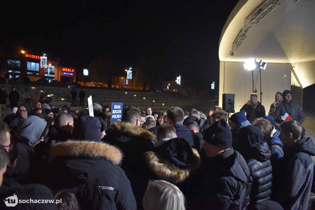 Do Sochaczewa przyjechał Sławomir Mentzen