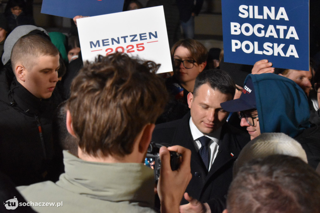 Do Sochaczewa przyjechał Sławomir Mentzen