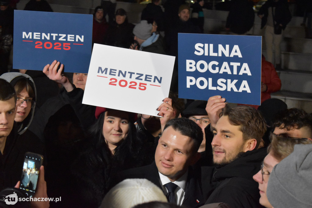 Do Sochaczewa przyjechał Sławomir Mentzen