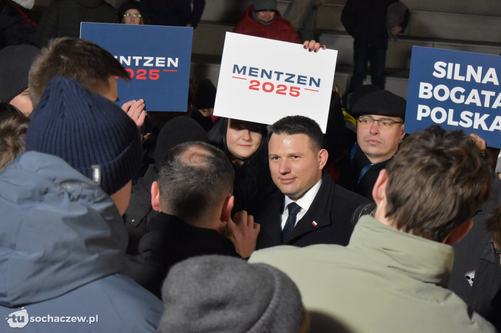 Do Sochaczewa przyjechał Sławomir Mentzen