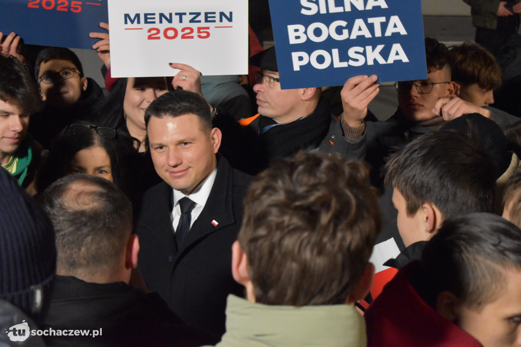 Do Sochaczewa przyjechał Sławomir Mentzen