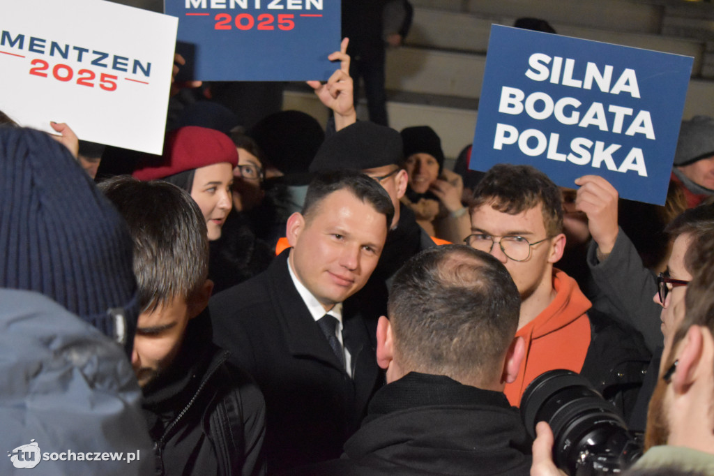Do Sochaczewa przyjechał Sławomir Mentzen