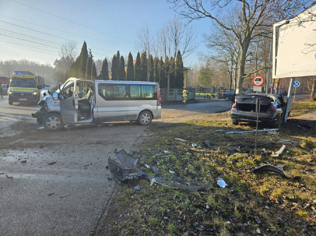 Wypadek w Kożuszkach-Parcel