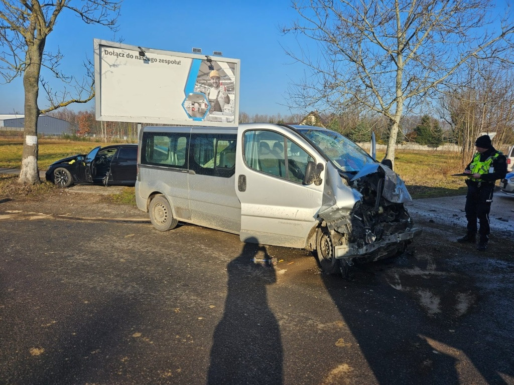 Wypadek w Kożuszkach-Parcel