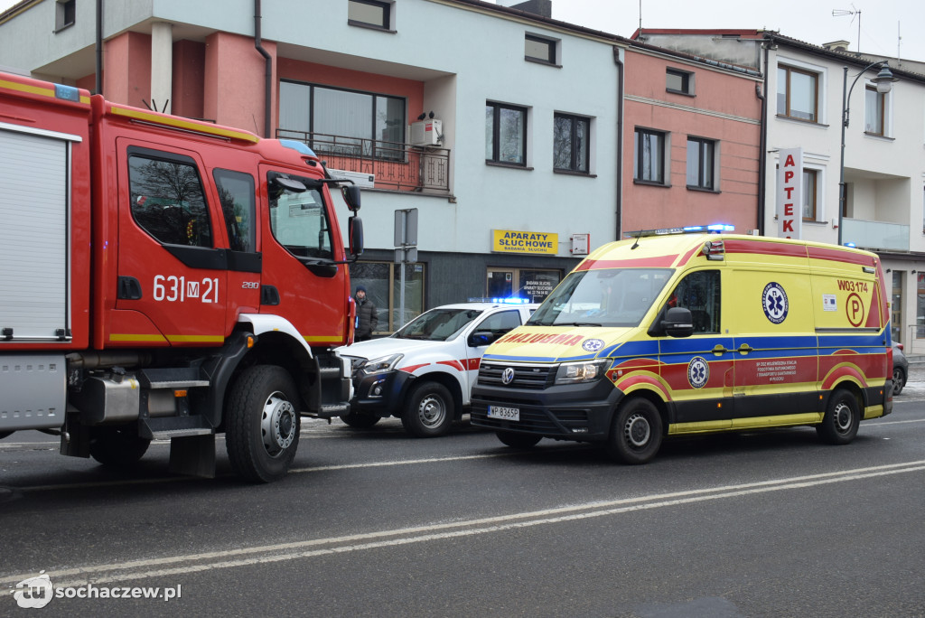 Zderzenie aut na skrzyżowaniu Traugutta z Wąską