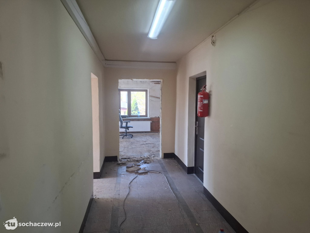 Gmina Rybno: rozpoczął się remont parteru urzędu gminy