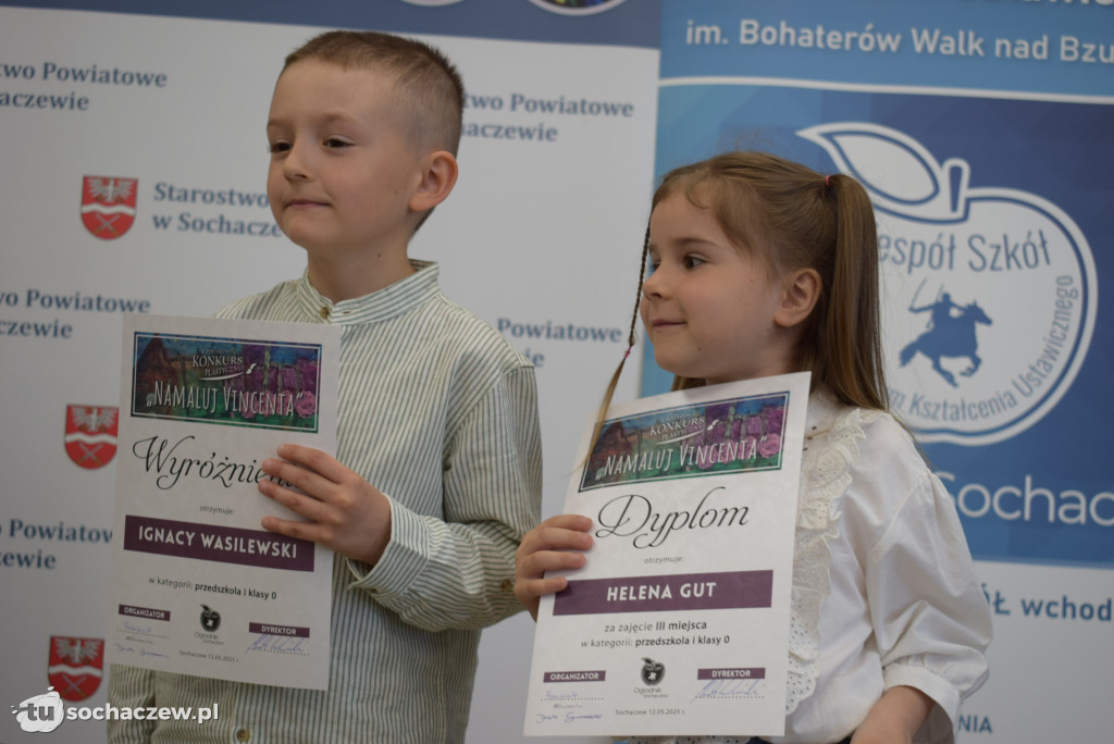 Namalowali sochaczewskiego Vincenta