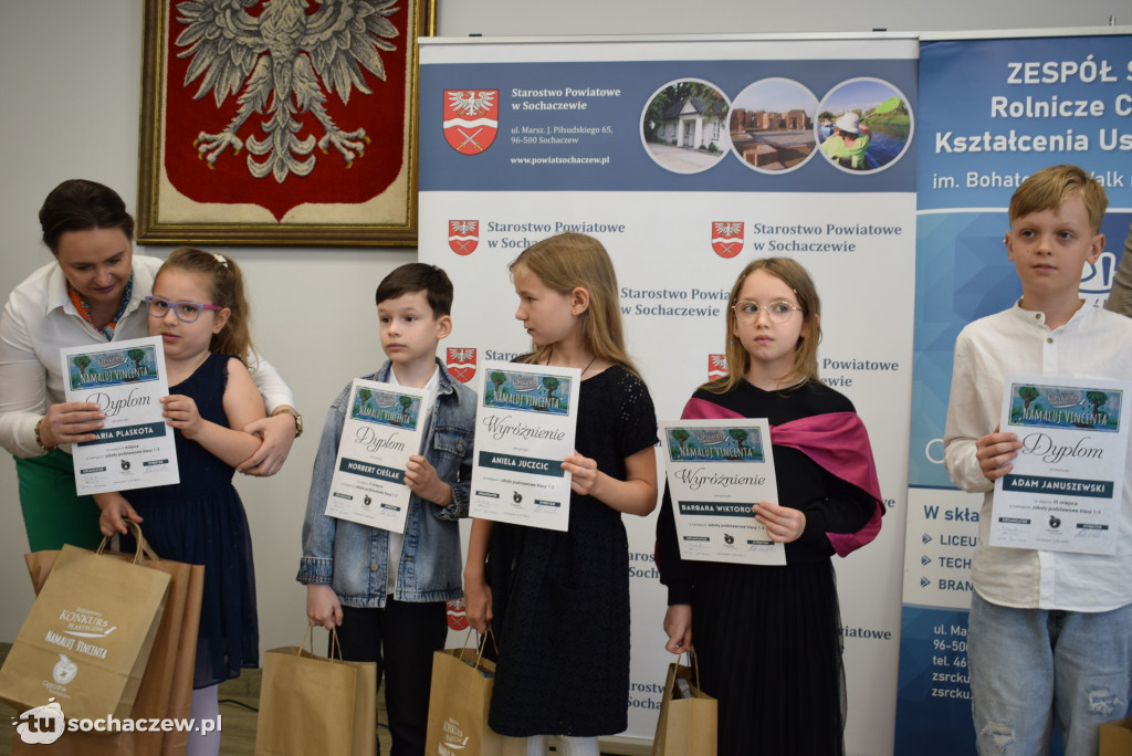 Namalowali sochaczewskiego Vincenta
