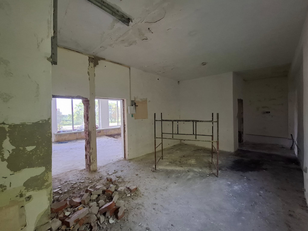 Świetlica w Złotej: prace trwają