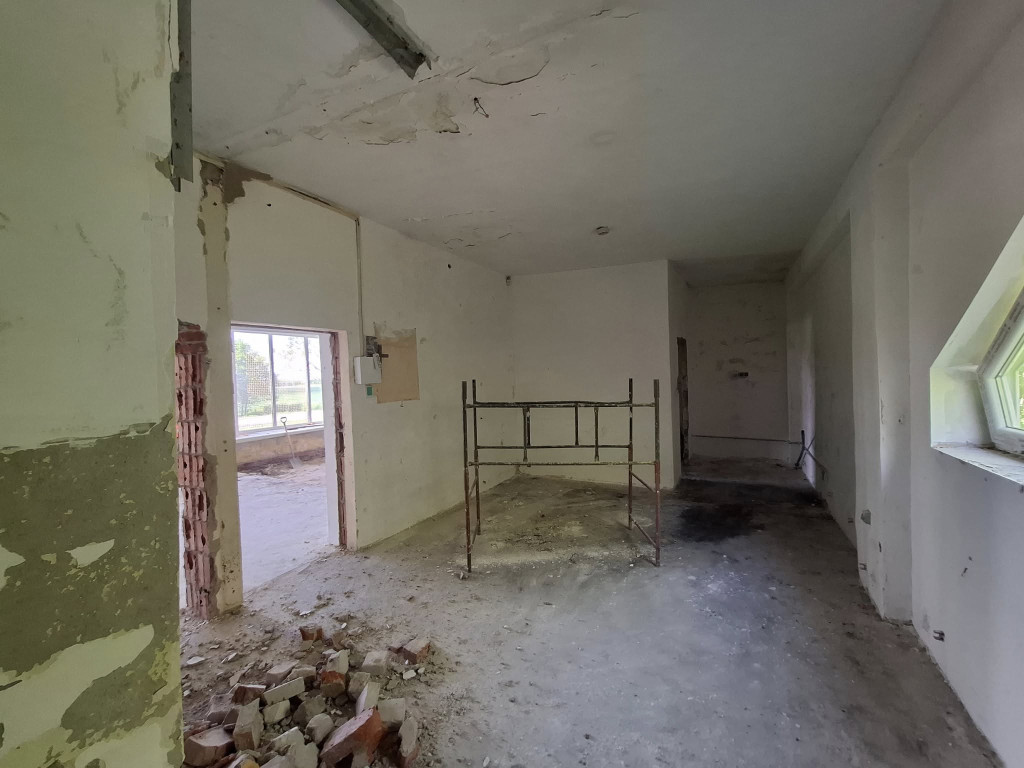 Świetlica w Złotej: prace trwają