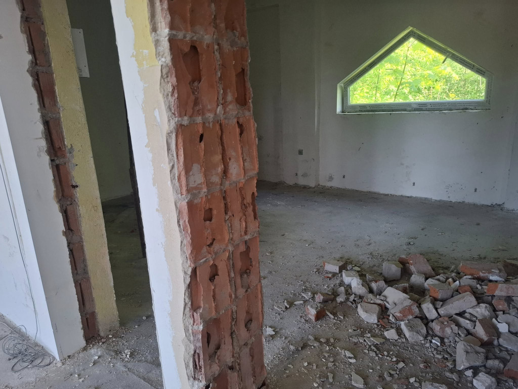 Świetlica w Złotej: prace trwają