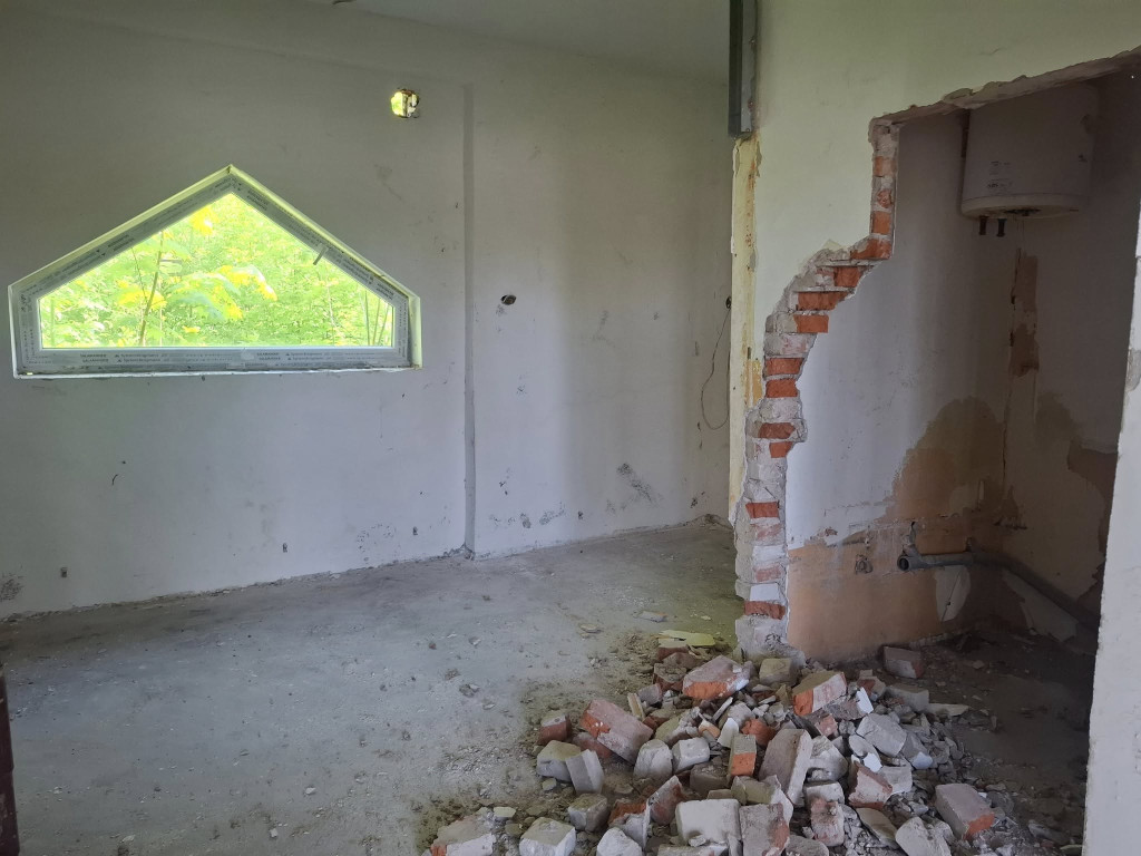 Świetlica w Złotej: prace trwają