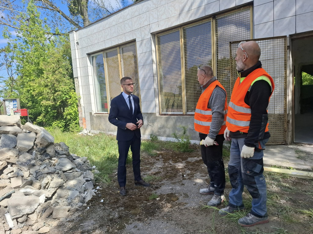 Świetlica w Złotej: prace trwają