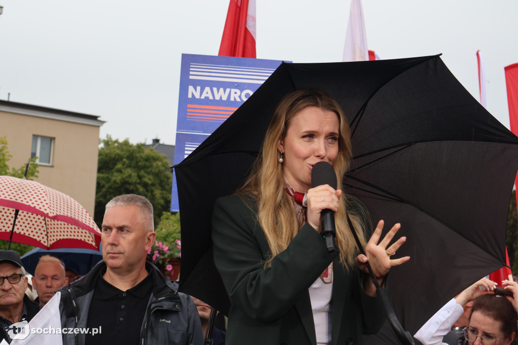Kandydat na Prezydenta RP Karol Nawrocki odwiedził Sochaczew