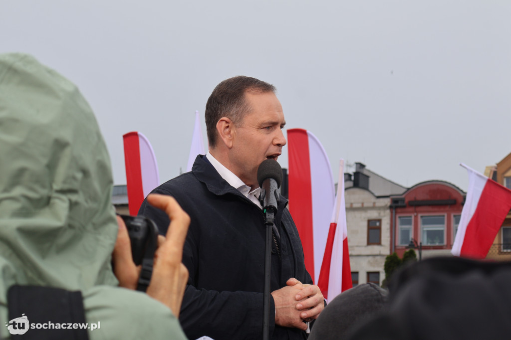 Kandydat na Prezydenta RP Karol Nawrocki odwiedził Sochaczew