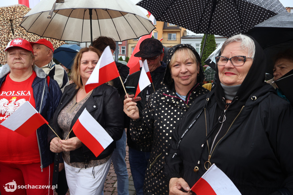 Kandydat na Prezydenta RP Karol Nawrocki odwiedził Sochaczew