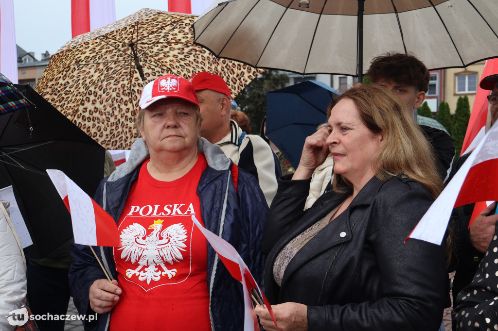 Kandydat na Prezydenta RP Karol Nawrocki odwiedził Sochaczew