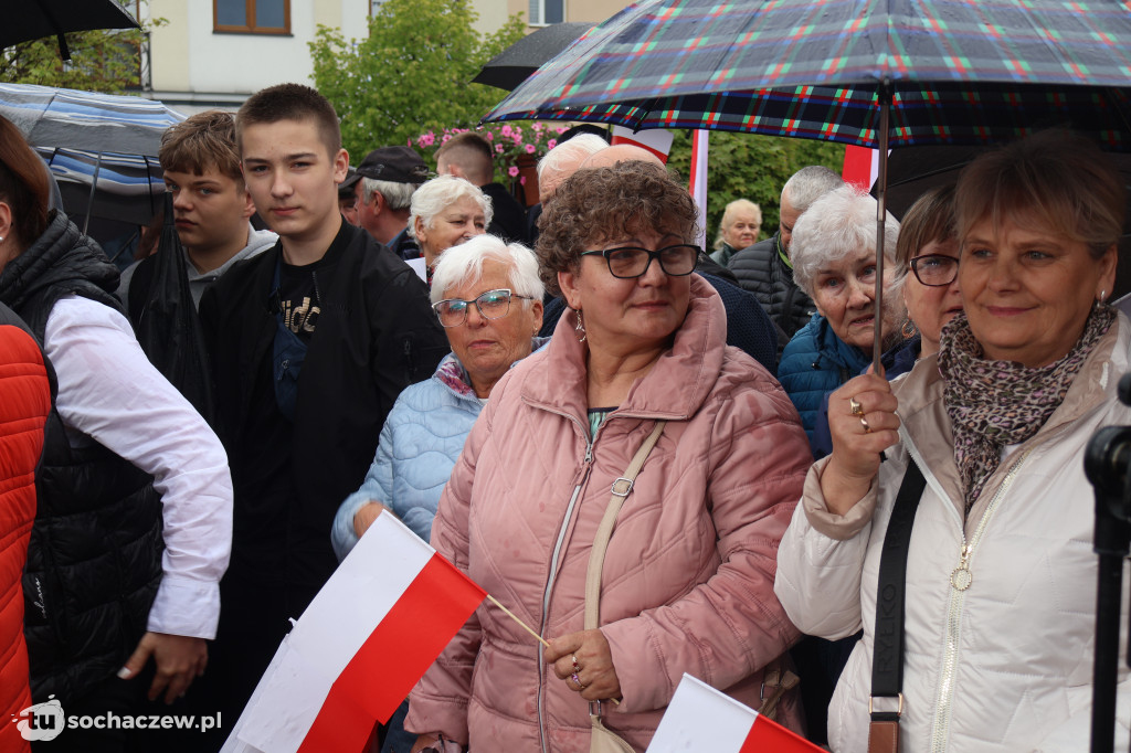 Kandydat na Prezydenta RP Karol Nawrocki odwiedził Sochaczew