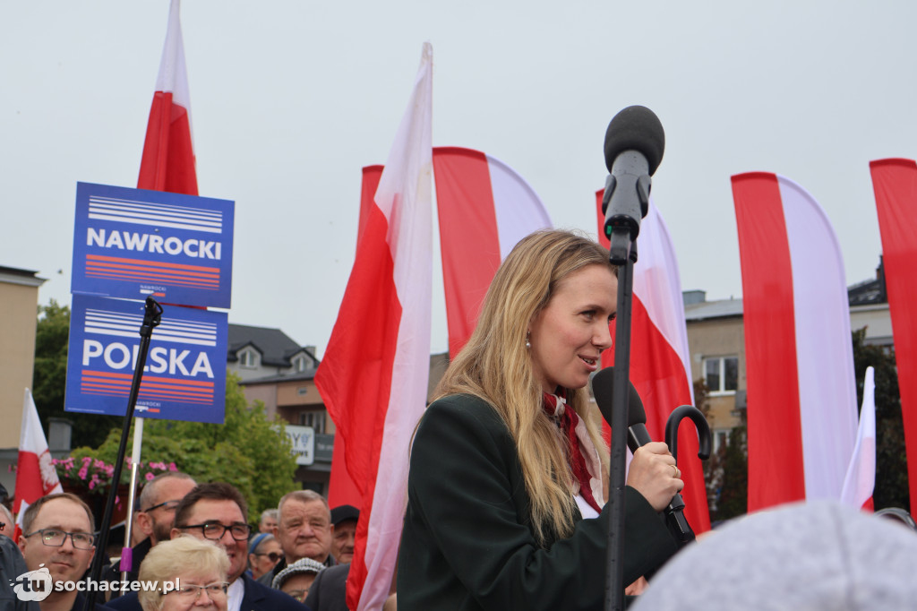 Kandydat na Prezydenta RP Karol Nawrocki odwiedził Sochaczew