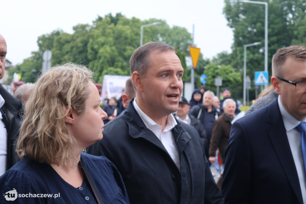 Kandydat na Prezydenta RP Karol Nawrocki odwiedził Sochaczew
