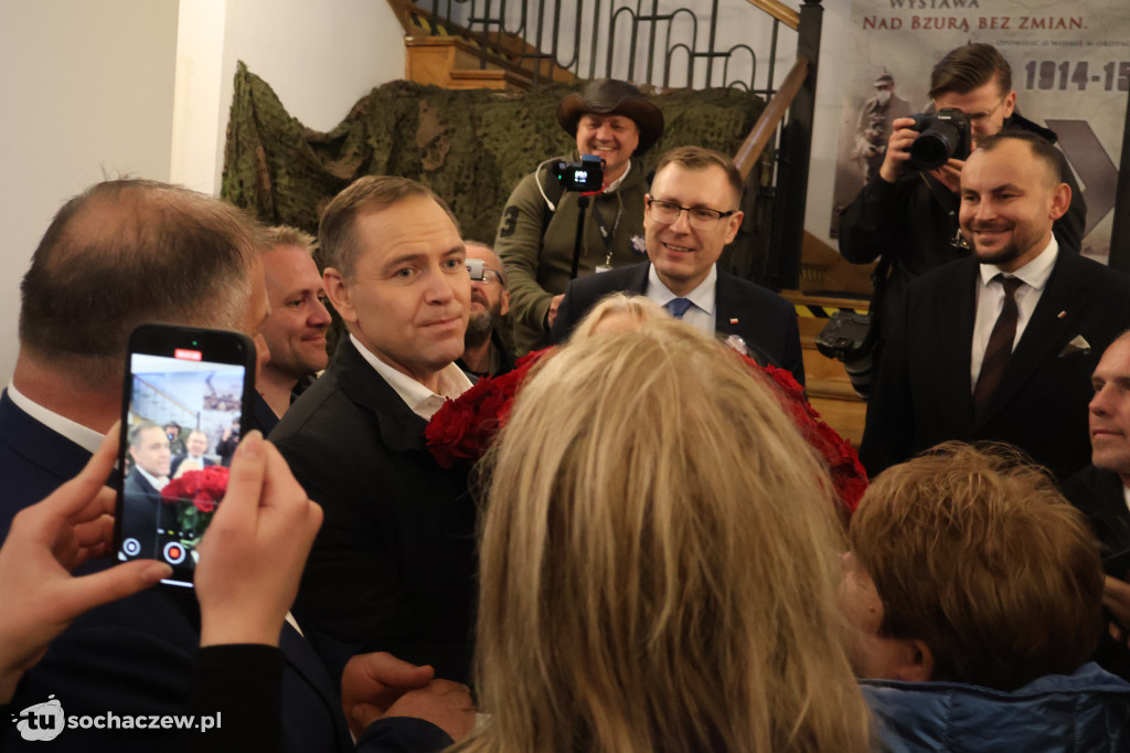 Kandydat na Prezydenta RP Karol Nawrocki odwiedził Sochaczew