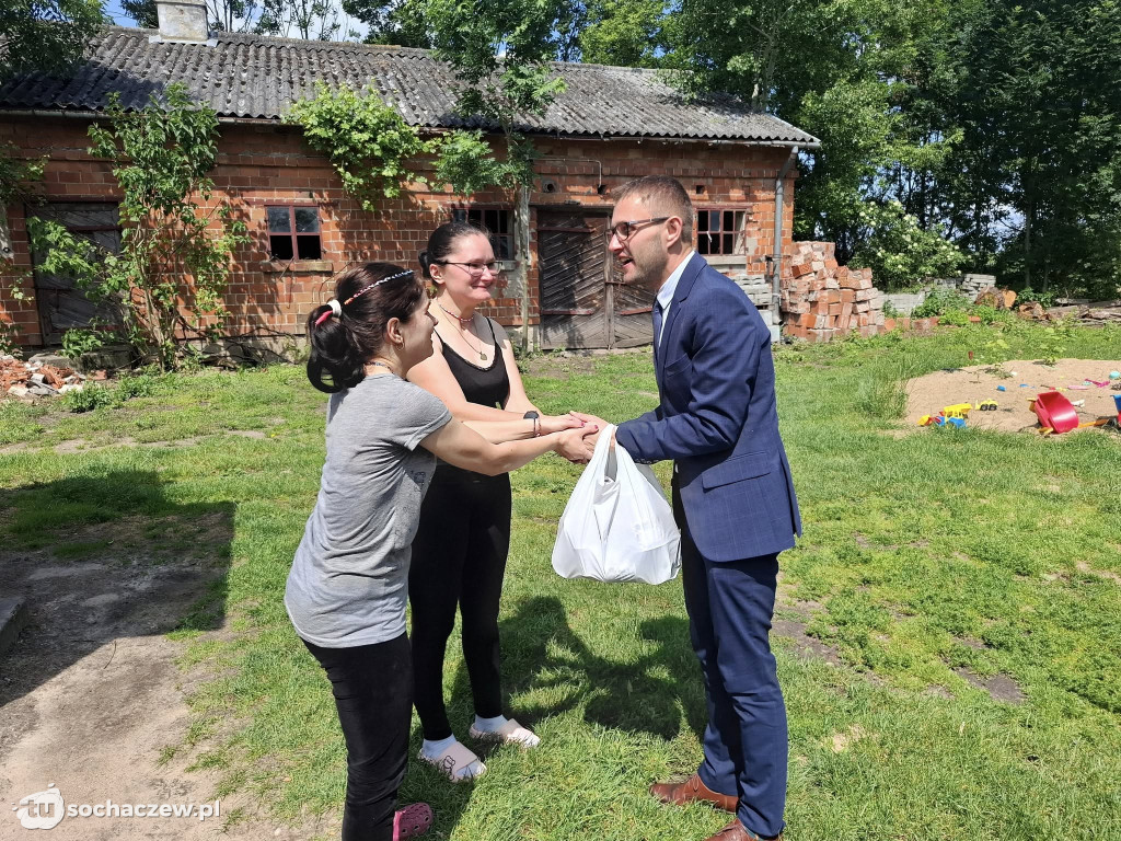 Wójt Rybna odwiedza mieszkańców
