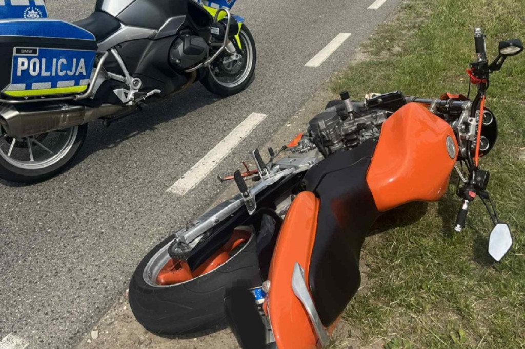 Pościg za 17-letnim motocyklistą