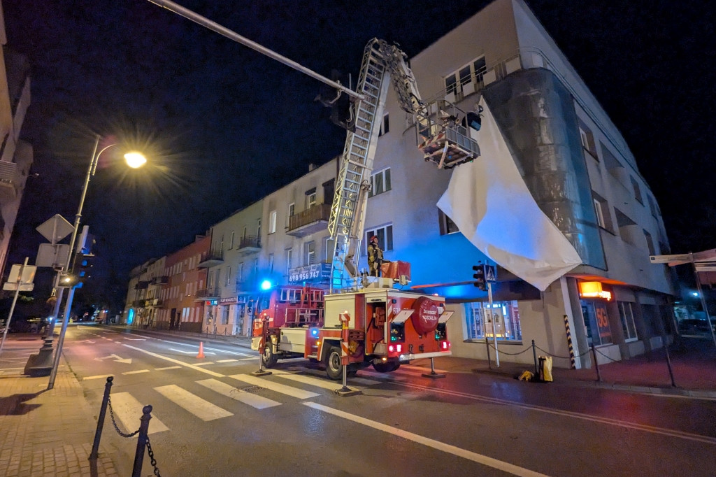 Groźnie na Warszawskiej