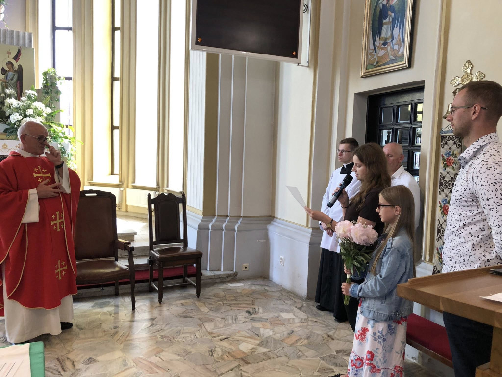 Pożegnanie księdza z Młodzieszyna