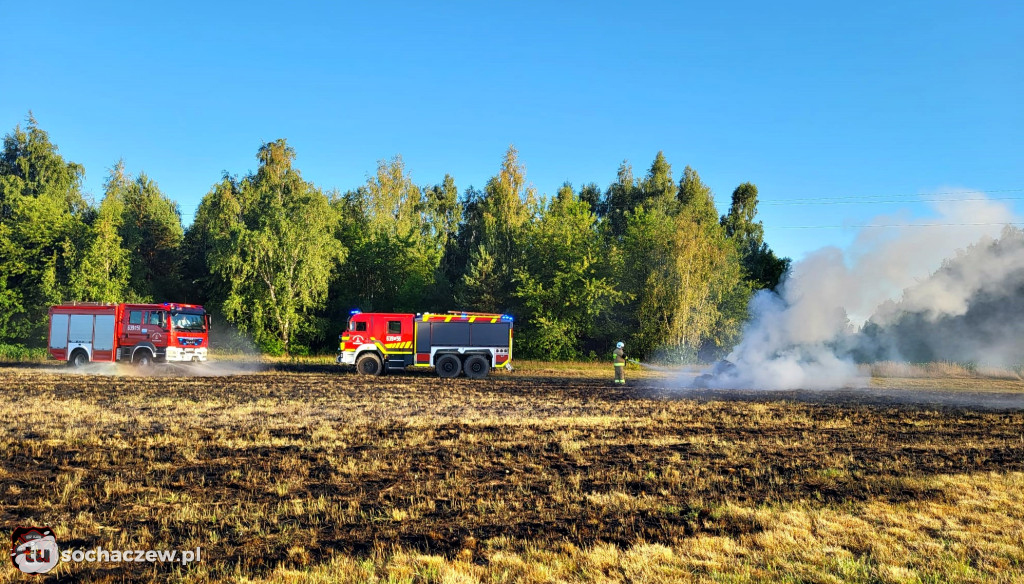 Pożar rżyska w Bibiampolu