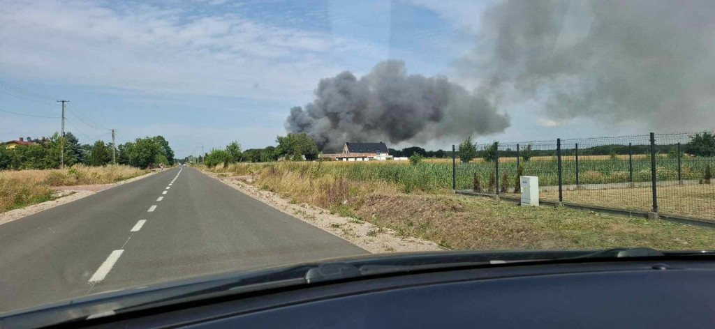 Pożar kurnika w Rokotowie