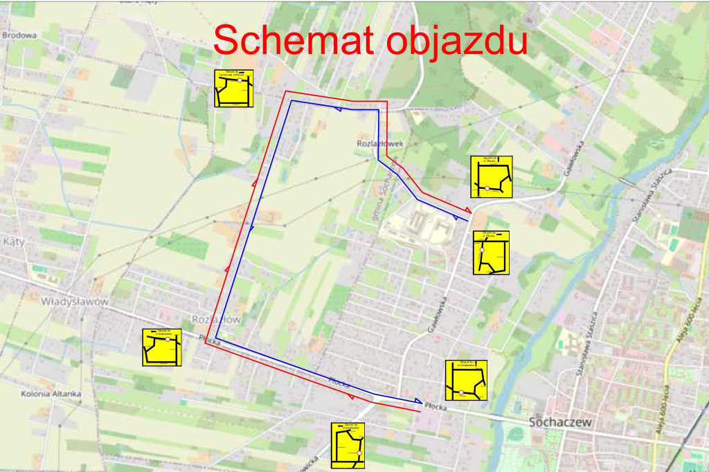 Przebudowa skrzyżowania Gawłowska - Plocka