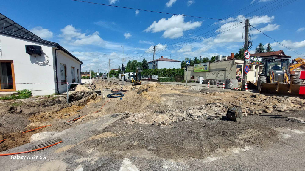 Prawoskręt Gawłowska - Płocka: prace idą naprzód