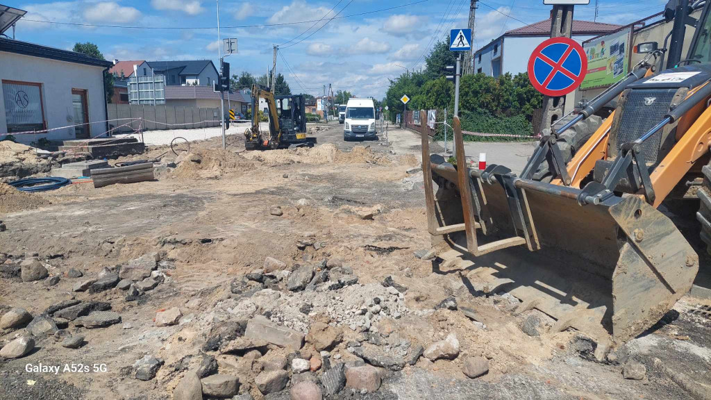 Prawoskręt Gawłowska - Płocka: prace idą naprzód