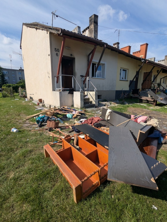 Pożar mieszkania w Kawęczynie