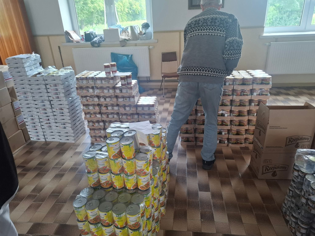 Gmina Rybno: paczki trafiły do potrzebujących