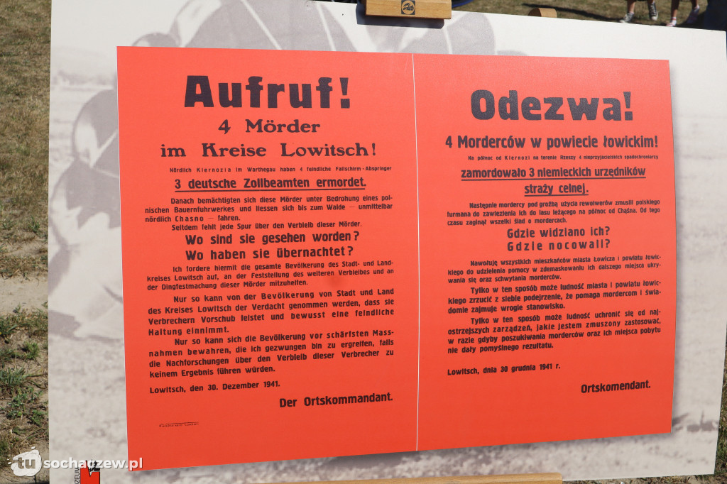 Brzozów Stary z pokazem skoków spadochronowych