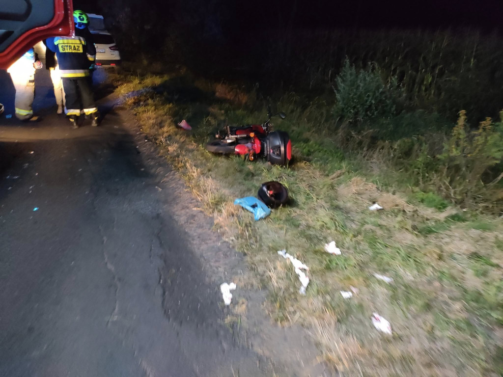 Wypadek w gminie Wiskitki