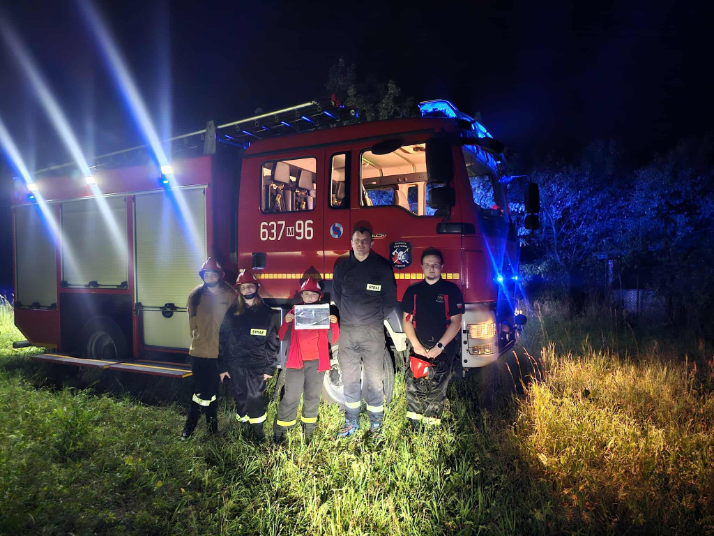 Nocowanka w OSP Kromnów z przygodami