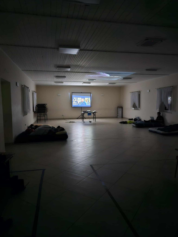Nocowanka w OSP Kromnów z przygodami