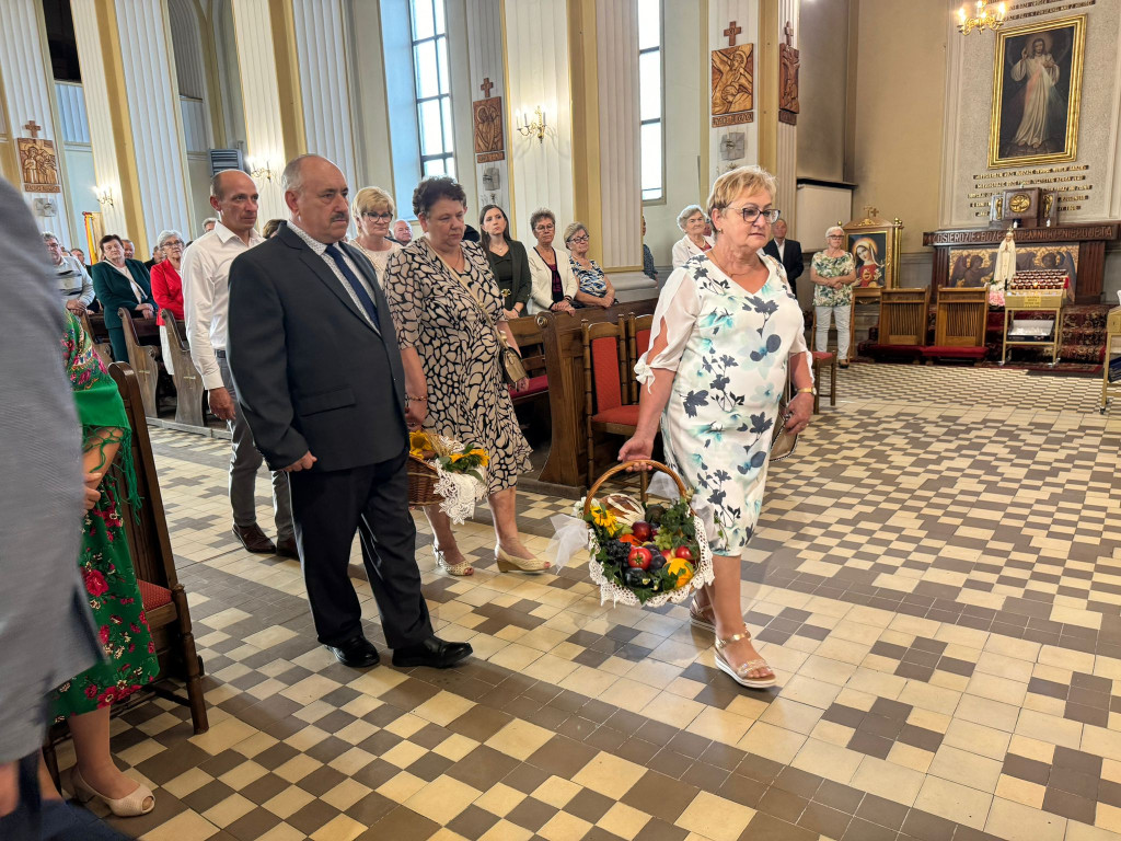 Dożynki parafialne w Młodzieszynie