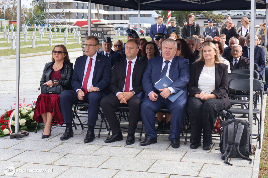 Uroczystości na cmentarzu w Trojanowie