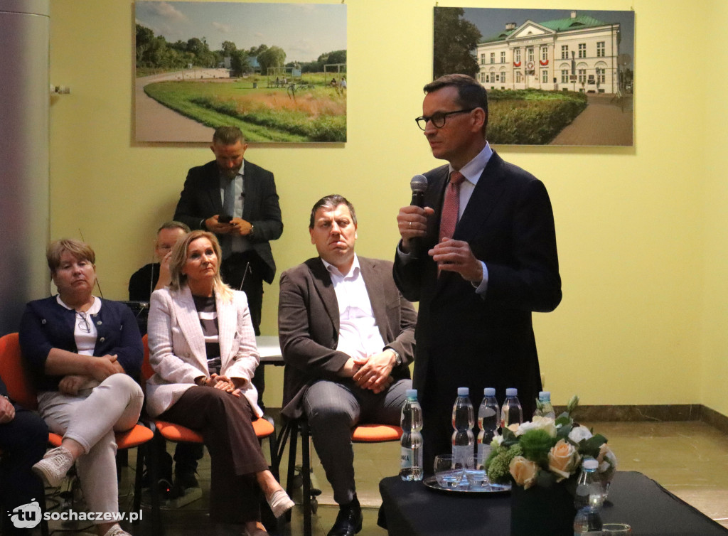 Mateusz Morawiecki w Sochaczewie