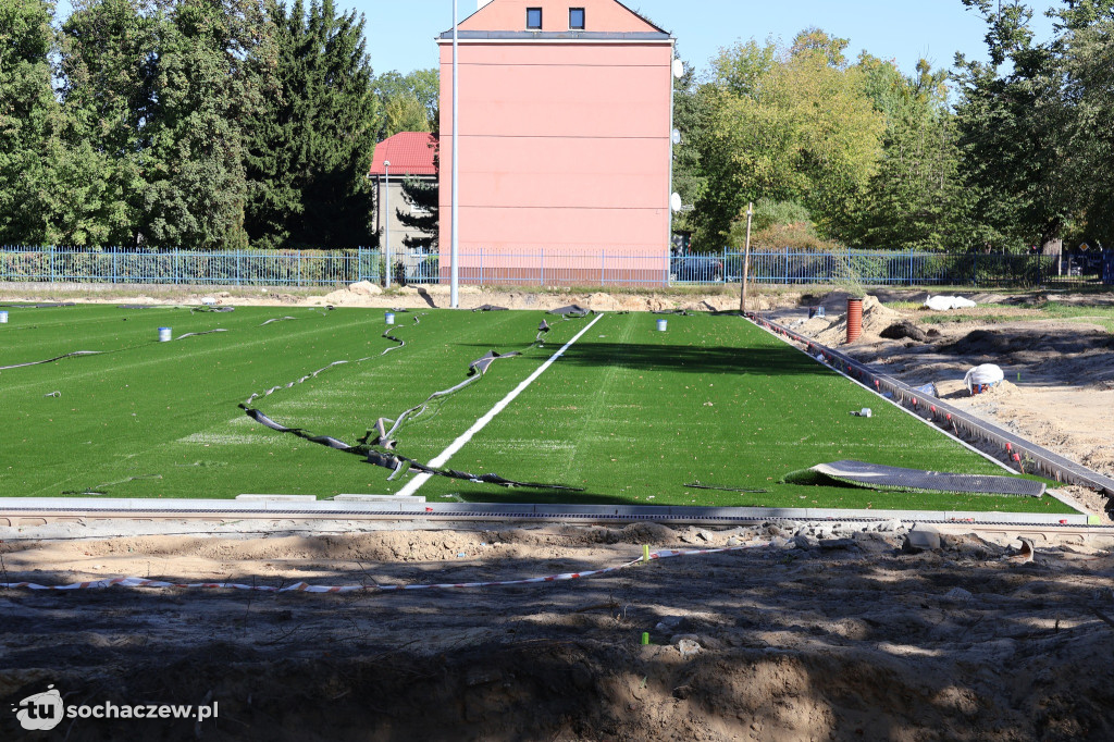 Przebudowa stadionu w Chodakowie