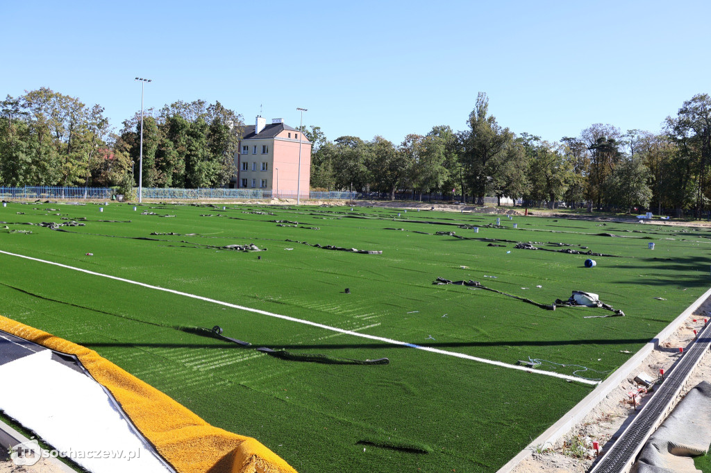 Przebudowa stadionu w Chodakowie