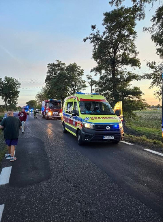 Śmiertelny wypadek na DW 705