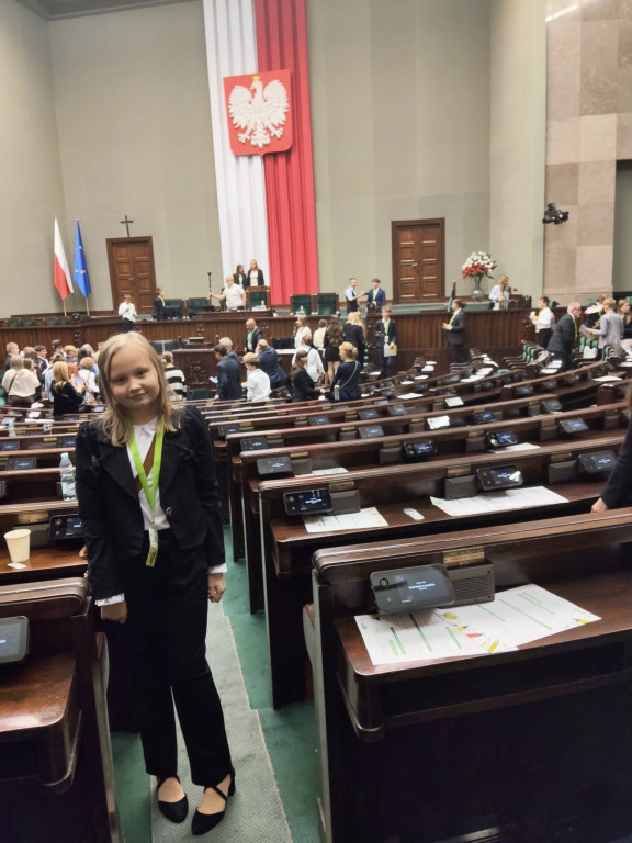 Uczniowie z Iłowa na sesji Sejmu Dzieci i Młodzieży