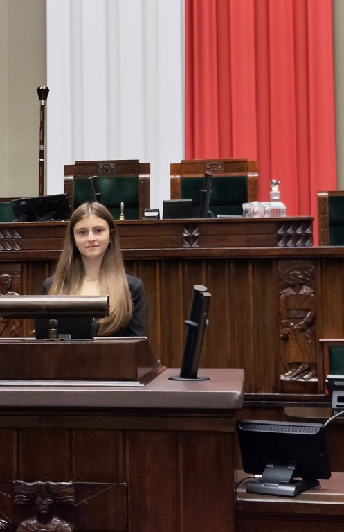 Uczniowie z Iłowa na sesji Sejmu Dzieci i Młodzieży