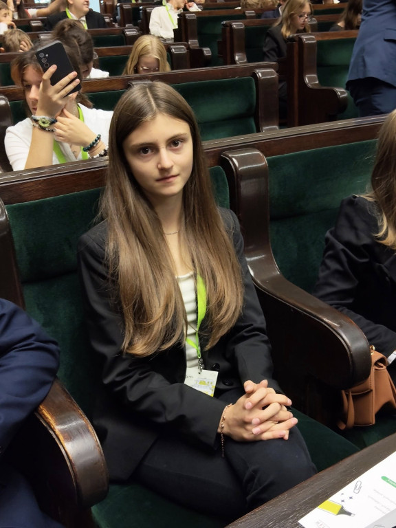 Uczniowie z Iłowa na sesji Sejmu Dzieci i Młodzieży