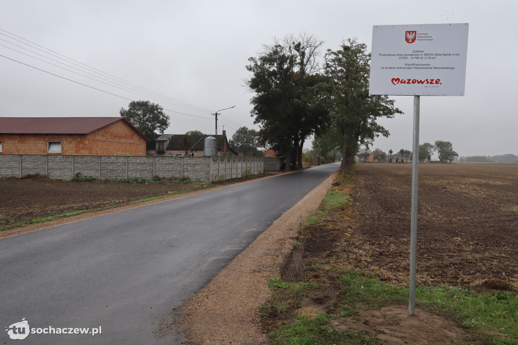 Odcinek Złota - Dębsk przebudowany